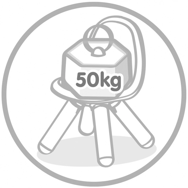 Smoby detská záhradná stolička s opierkou červená