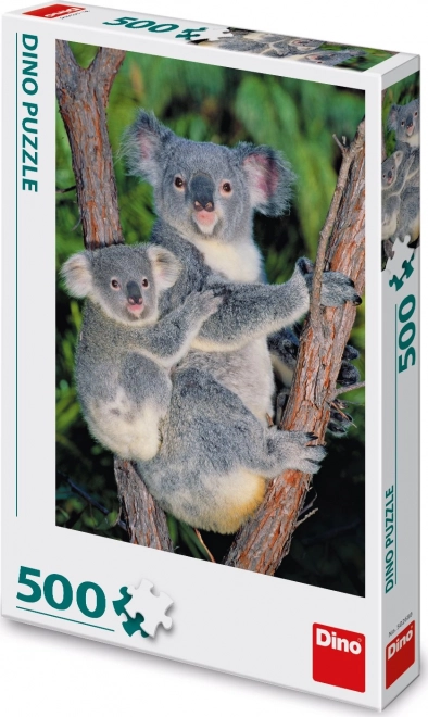 Puzzle Koala na strome 500 dielikov