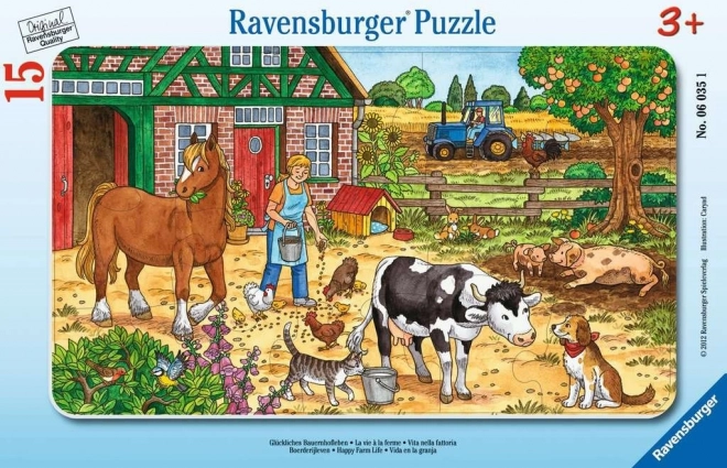 Ravensburger Puzzle Šťastný život na farme