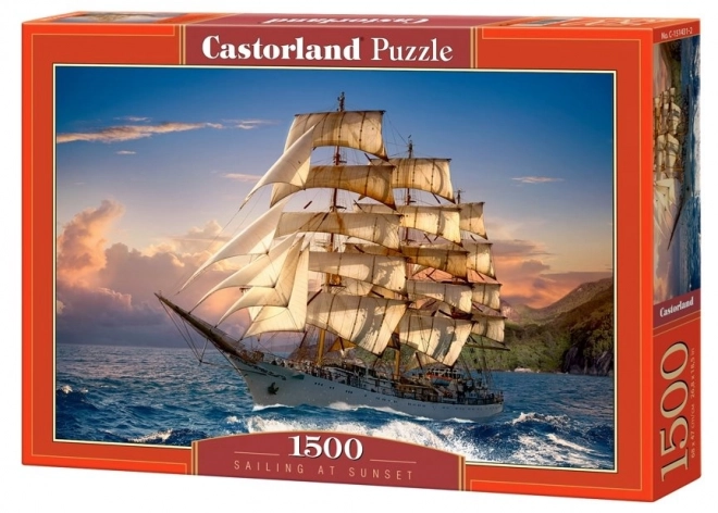 Puzzle Plavba za súmraku 1500 dielikov