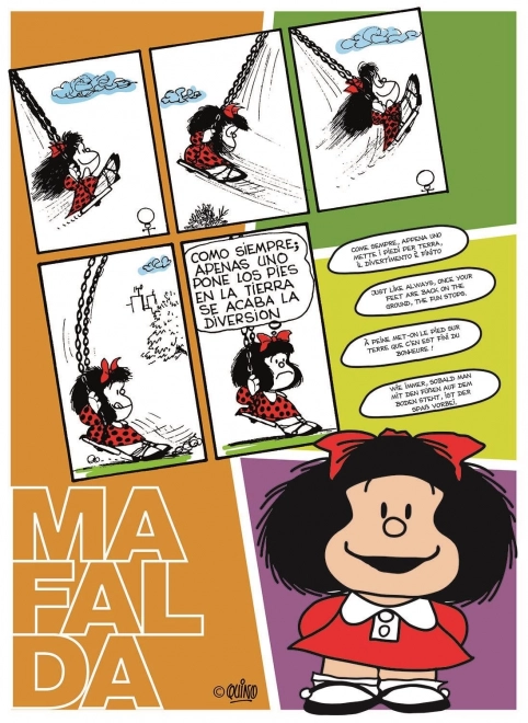 Clementoni Puzzle Mafalda na Hojdačke 500 Dielikov