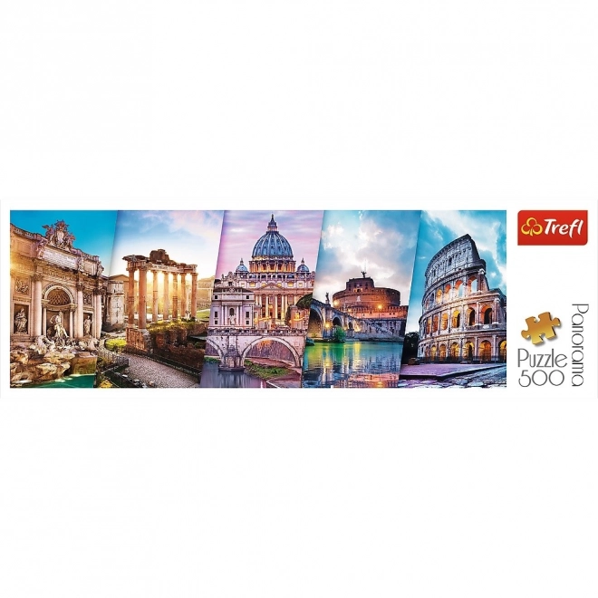 Panoramatické puzzle Cestovanie po Taliansku 500 dielikov