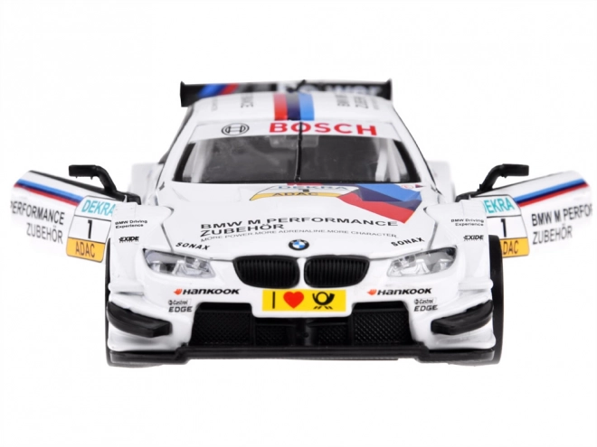 Kovový športový model BMW M3 DTM v mierke 1:32 so zvukmi a svetlami