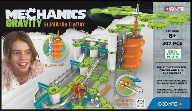 Geomag Stavebnica Mechanics Gravity Elevator Circuit