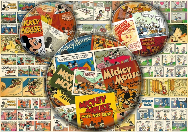 Puzzle Komiksový Mickey Mouse 1000