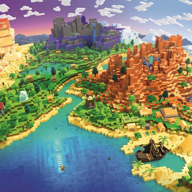 Puzzle Minecraft 500 dielikov od Ravensburger