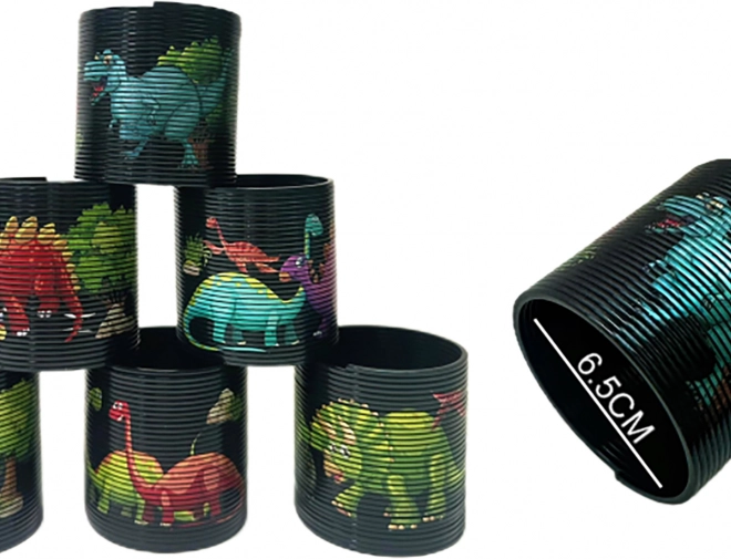 Pružina s motívom dinosaurov