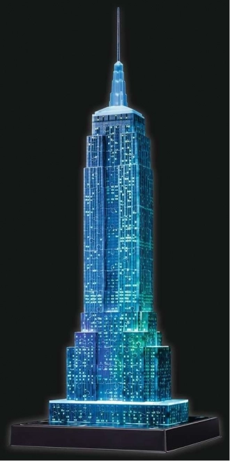 Svietiace 3D Puzzle Nočná Edícia Empire State Building