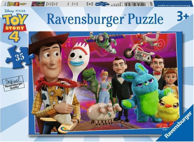 Ravensburger puzzle Toy Story 4: Woody a Forky