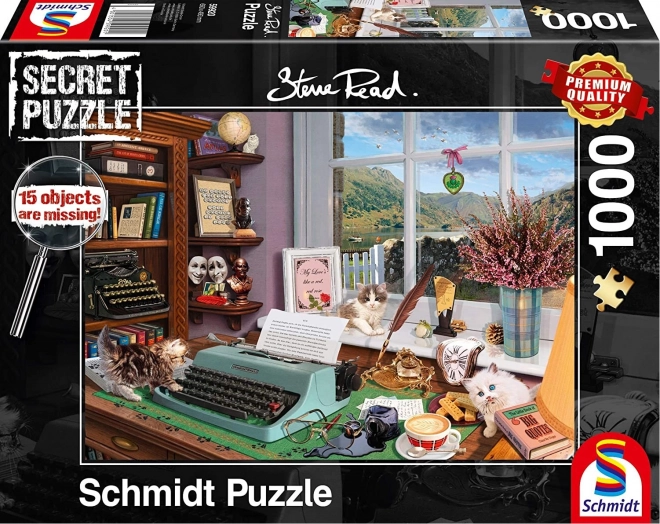 Tajomné Puzzle Na Pracovnom Stole 1000 Dielikov
