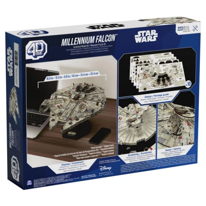 4D Puzzle Loď Millennium Falcon Star Wars