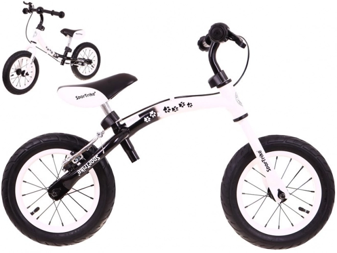 Detský odrážadlo Boomerang SporTrike biele