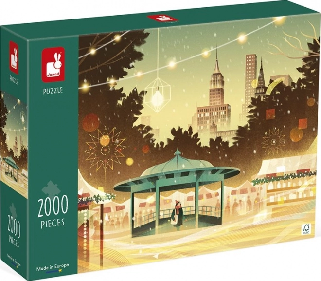 Janod Puzzle Rušný New York 2000 dielikov