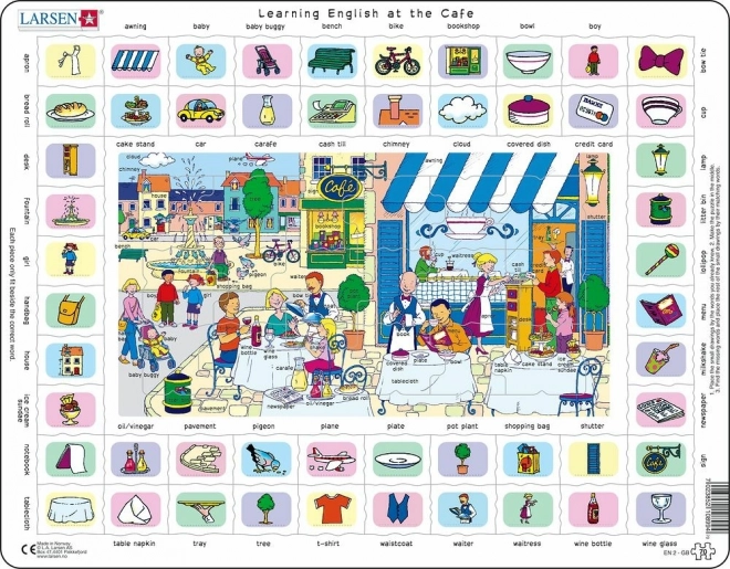 Anglická hodina puzzle