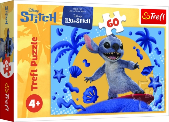 Puzzle Deň so Stitchem 60 dielikov