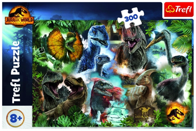 Puzzle - Obľúbené dinosaury 300 dielikov