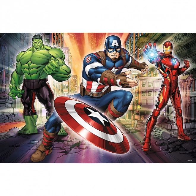 Puzzle Vo svete Avengers Maxi 24 dielikov