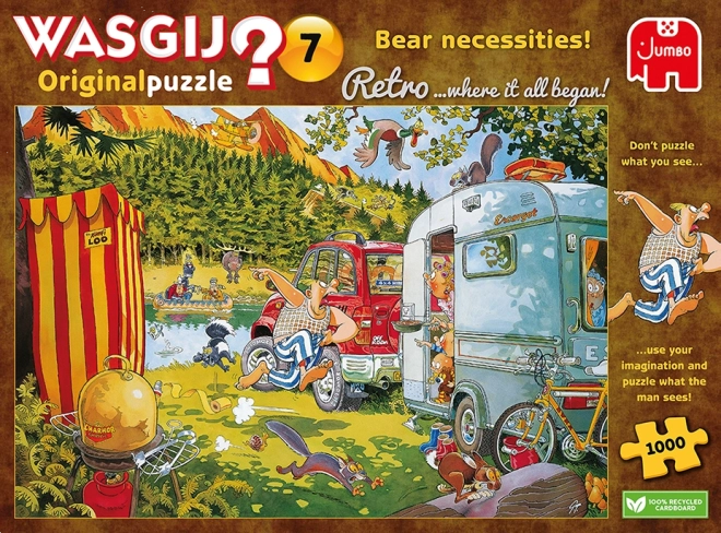 JUMBO puzzle Wasgij 7: Medvedie potreby 1000 dielikov