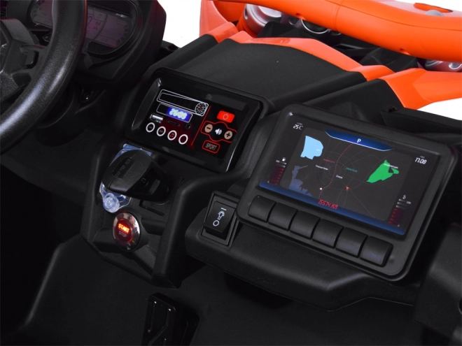 Veľké terénne auto Buggy Can-Am Maverick pre 2 osoby – Oranžová