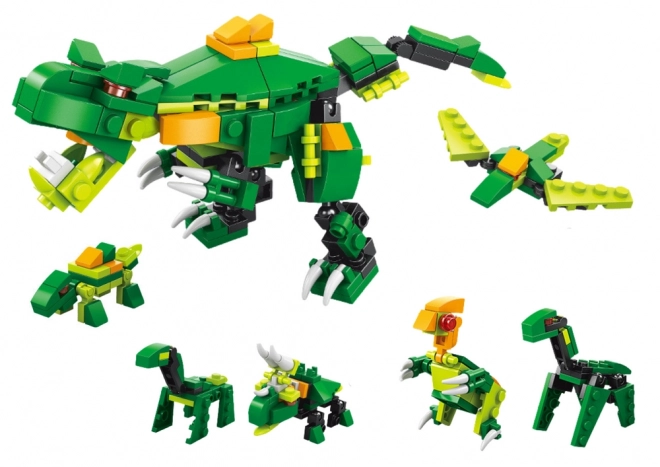 Stavebnica dinosaury 6v1 DIY súprava
