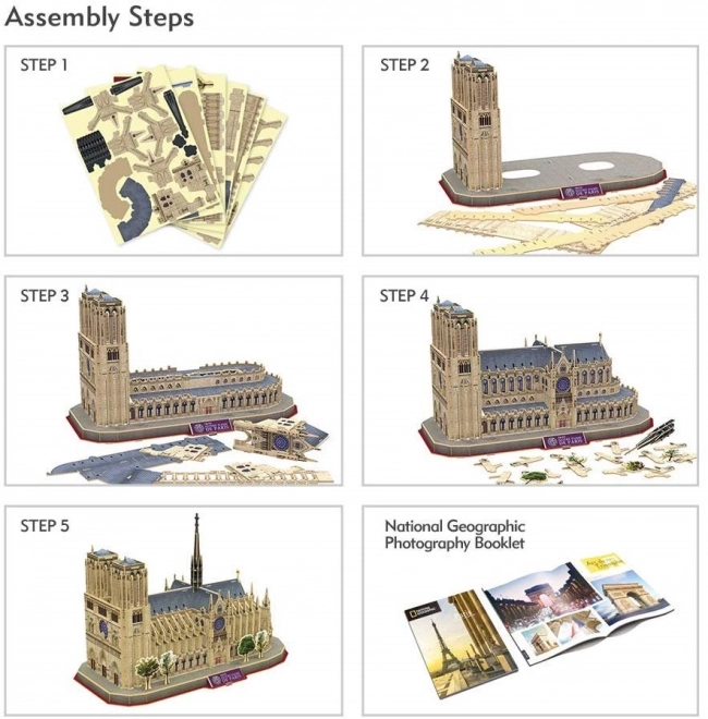 Puzzle 3D Notre Dame National Geographic