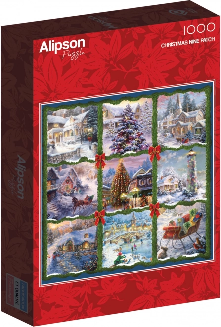 Alipson vianočná koláž puzzle 1000 dielikov