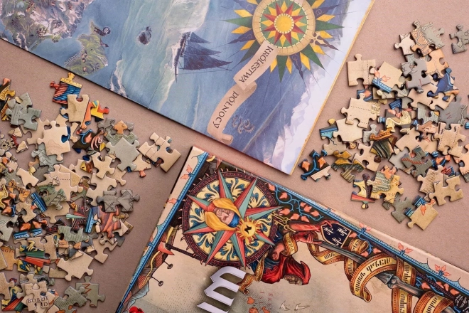 Puzzle Severné kráľovstvá zo hry The Witcher 1000 dielikov