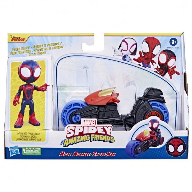 Spider-Man Saf motorka a figúrka