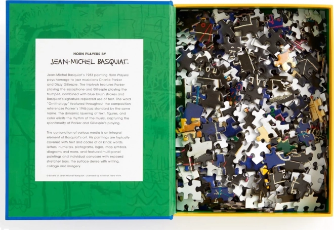 Puzzle Basquiat: hráči na lesný roh 500 dielikov