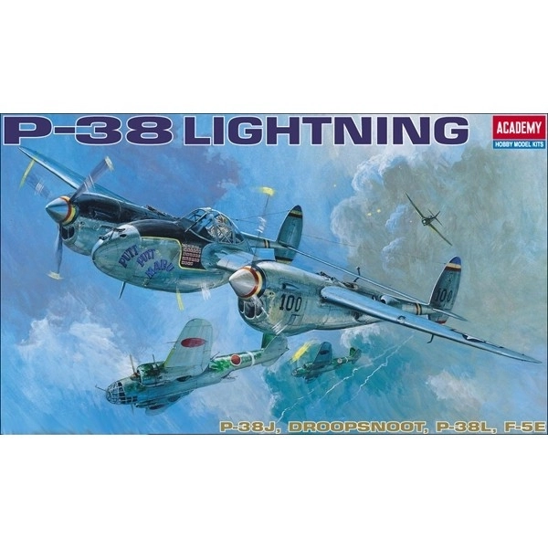 Plastikový model Academy P-38 Lightning 1:48