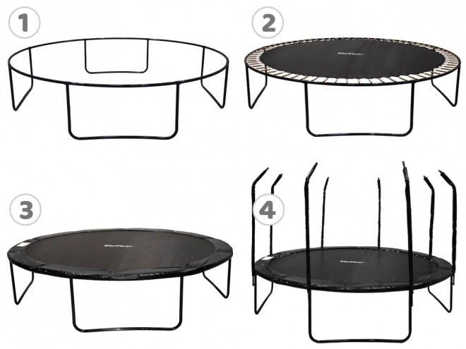 Trampolína SkyFlyer s rebríkom 426 cm