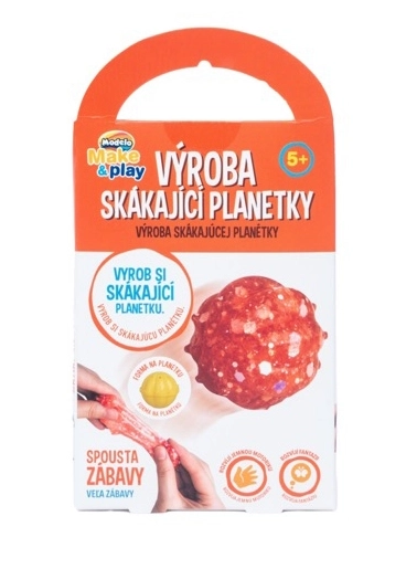 Výroba skákacej loptičky - oranžová