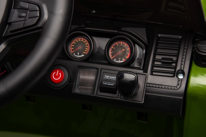 Detské auto na diaľkové ovládanie off road zelené