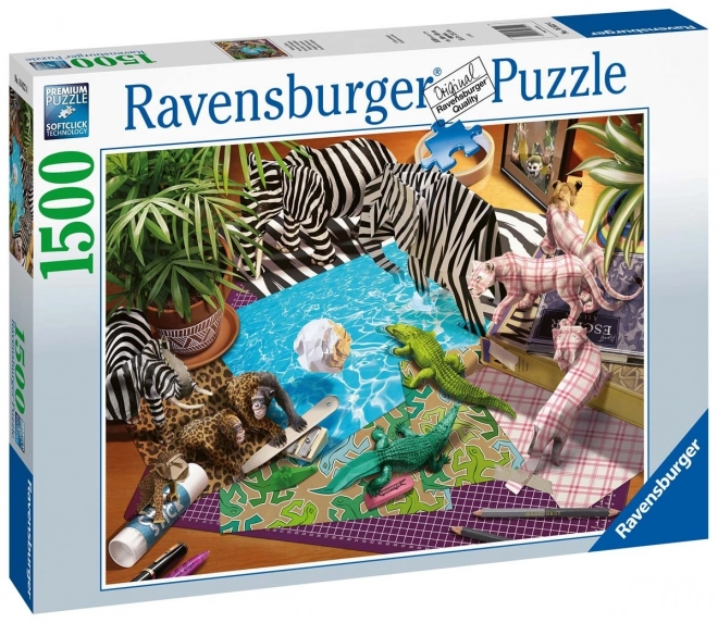Ravensburger - Puzzle 2D 1500 Kusov: Origami Dobrodružstvo