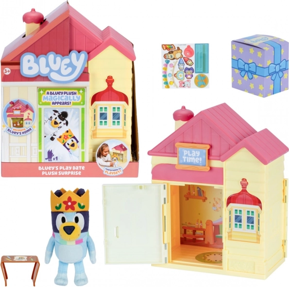 Domček prekvapení s plyšákom Bluey