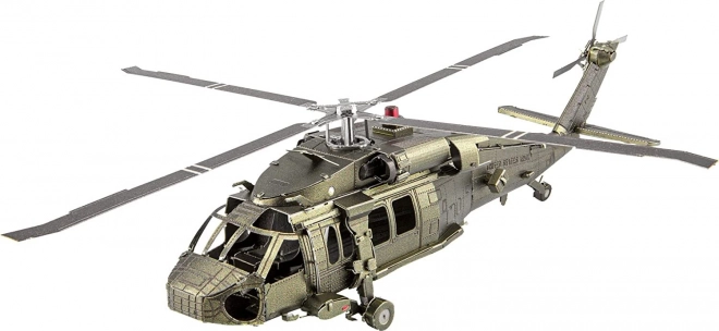 Kovové 3D puzzle Vrtuľník Black Hawk