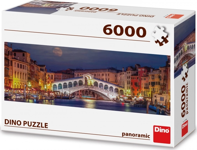 Panoramatické puzzle Most Rialto 6000 dielikov