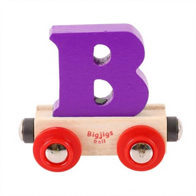 Bigjigs Rail Vagónik s písmenom B