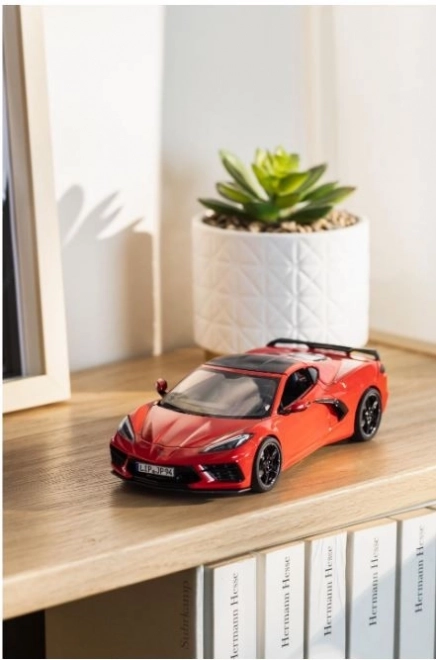 Plastikový model auta Corvette C8 Coupé 1/25