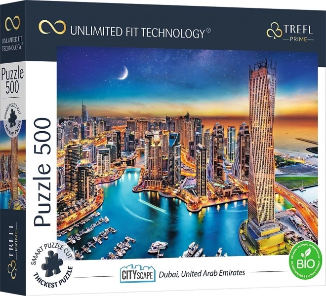 Trefl Puzzle Mesto: Dubaj, Spojené arabské emiráty 500 dielikov