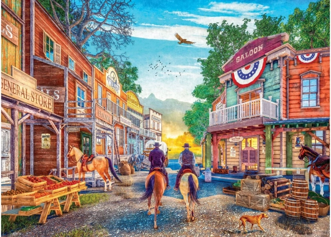 Puzzle Divoký Západ 1000 dielikov