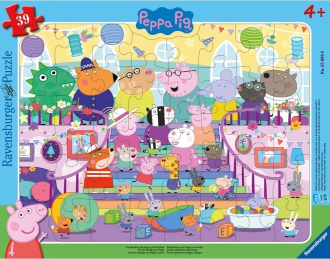 Ravensburger puzzle Prasiatko Peppa 39 dielikov