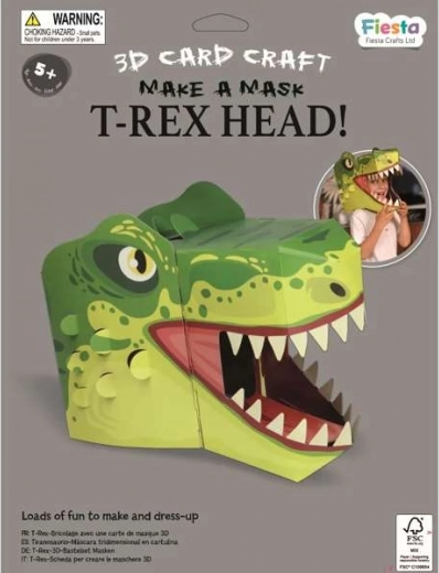Kreatívna sada 3D maska T. Rex