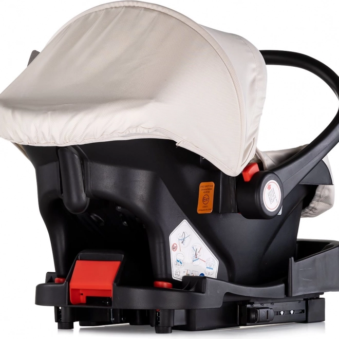 Chipolino autosedačka Aura i-Size 40-85 cm Biscotta