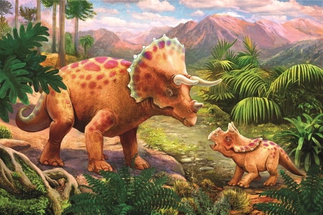 Úžasní dinosauri puzzle 54 dielikov