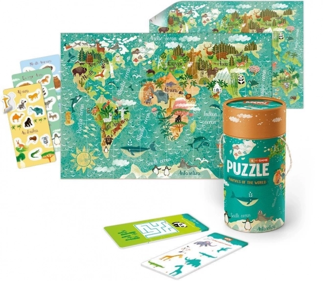 Dodo Sada Puzzle Světové Zvieratá