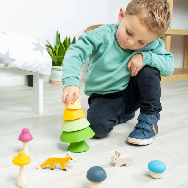 Drevená lesná zvieratká sada od Bigjigs Toys