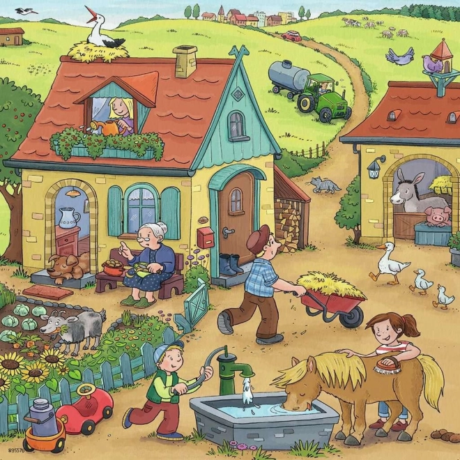 Ravensburger Puzzle Na Farme