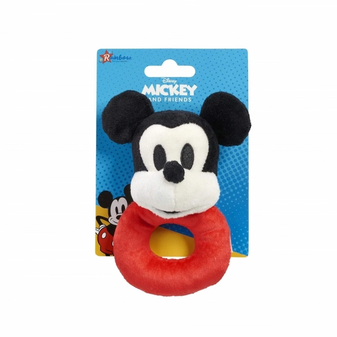 Plyšové chrastítko Mickey Mouse