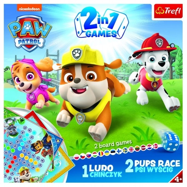 Trefl: Hra 2v1 - Človeče nehnevaj sa: PAW Patrol